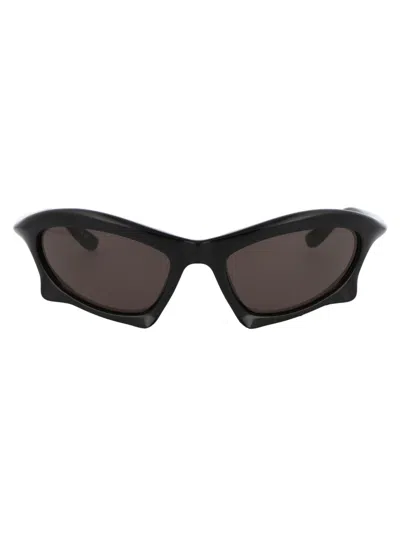 Balenciaga Bb0229s Sunglasses In 001 Black Black Grey