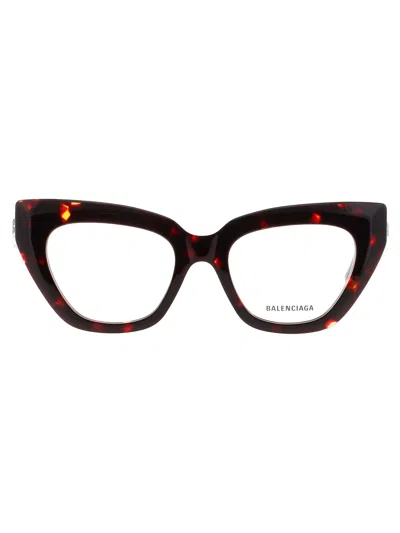 Balenciaga Bb0238 O Eyeglasses In Brown - Demo