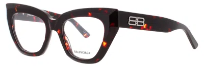 Balenciaga Bb0238o Acetate Eyeglasses 50-19-140 With Case In Multi