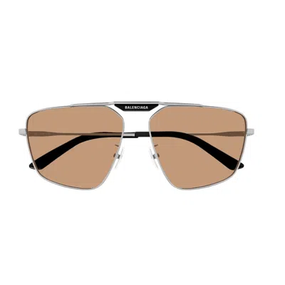 Balenciaga Bb0246sa Tag 2.0 Linea Everyday Sunglasses In Silver