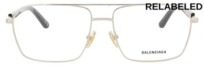 Balenciaga Bb0248 O Eyeglasses In Havana/gold - Demo