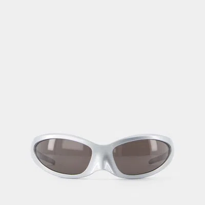 Balenciaga Bb0251s Sunglasses -  - Acetate - Silver In White