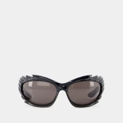 Balenciaga Bb0255s Sunglasses -  - Acetate - Black