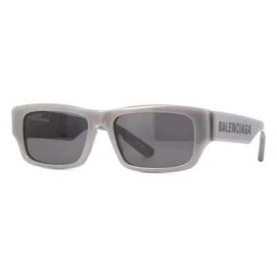 Pre-owned Balenciaga Bb0261sa 004 Grey/grey 57-17-145 Sunglasses Authentic In Gray