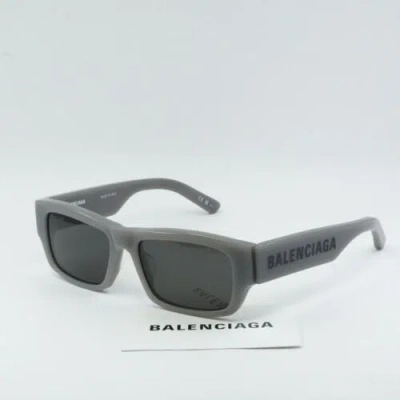 Pre-owned Balenciaga Bb0261sa 004 Grey/grey 57-17-145 Sunglasses In Gray