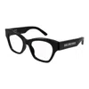 Balenciaga Bb0378o001-black-black-transparent In 001 Black Black Transpare