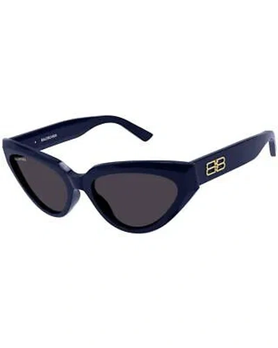 Pre-owned Balenciaga Bb0270s-004 Blue Blue Grey Sunglasses In Gray