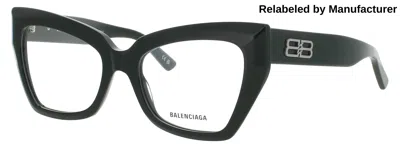 Balenciaga Bb0275 O Eyeglasses In Green - Demo
