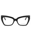 Balenciaga Black Acetate Optical Glasses In Black