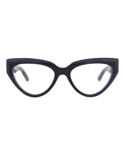 Balenciaga Bb0276o Eyeglasses In Blue Transparent