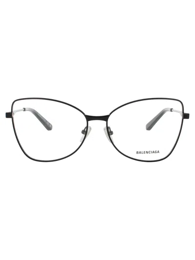 Balenciaga Bb0282 O Eyeglasses In Black - Demo