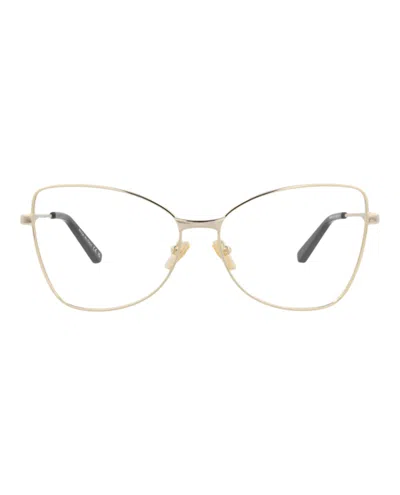 Balenciaga Bb0282o Eyeglasses In Gold Transparent