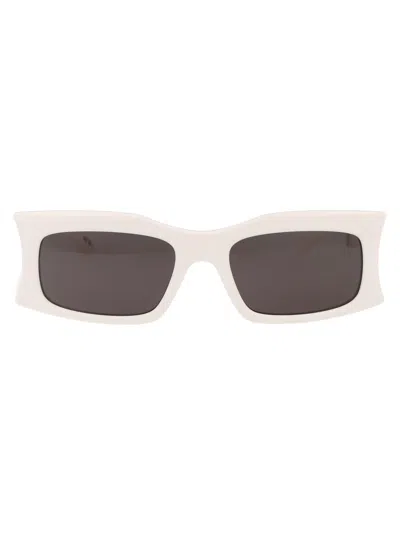 Balenciaga Bb0291s Sunglasses In 004 Ivory Ivory Grey