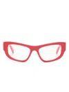 Balenciaga Bb0303o Butterfly-frame Glasses In Red