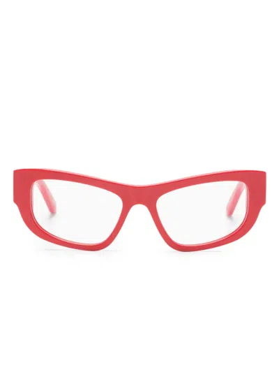 Balenciaga Bb0303o Butterfly-frame Glasses In Red