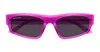 Balenciaga Bb0305s-005 - Fuchsia Sunglasses In Fuchsia