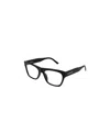 Balenciaga Bb0308o Rectangle-frame Glasses In Black
