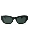 Balenciaga Eyewear Rectangular Frame Sunglasses In 004 Green Green Green