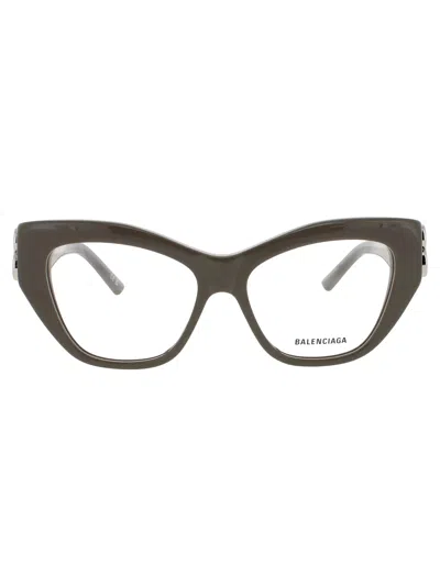 Balenciaga Bb0312 O Eyeglasses In Brown - Demo
