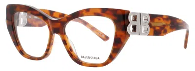 Balenciaga Bb0312o Acetate Eyeglasses, 53-15-135 In Brown