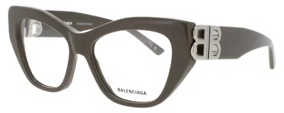 Balenciaga Bb0312o Acetate Eyeglasses With Demo Lenses, Size 53-15-135, Case Included In In Description