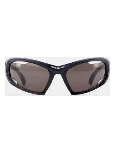 Balenciaga Bb0318s 001 Sunglasses In Black