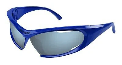 Pre-owned Balenciaga Bb0318s-002 Blue Sunglasses
