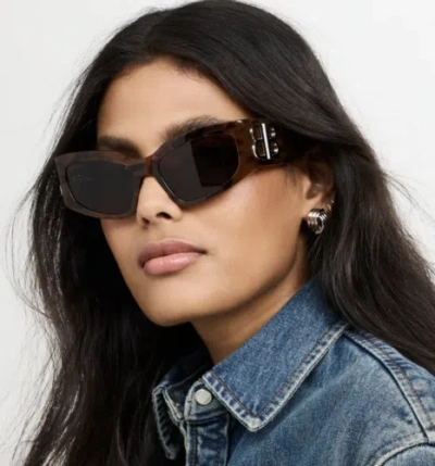 Pre-owned Balenciaga Bb0321s-003 Havana Sunglasses
