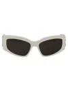Balenciaga Bb0394s004 In 005 White White Grey