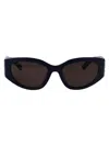 Balenciaga Feline Frame Tinted Sunglasses In Blue-blue-grey