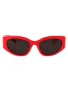 Balenciaga Bb0324sk Sunglasses In Red-red-grey