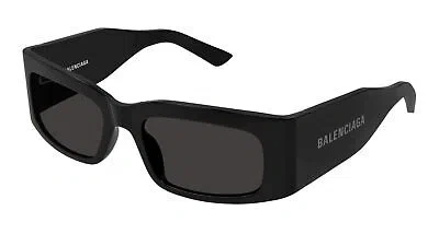 Pre-owned Balenciaga Bb0328s-001 Black Sunglasses In Gray