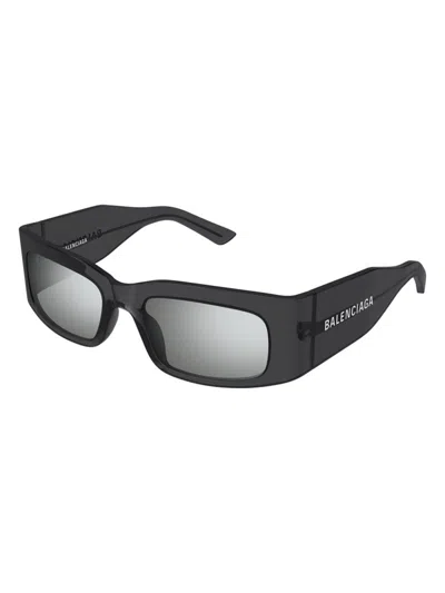 Balenciaga Bb0328s 003 Sunglasses In Gray
