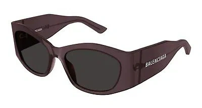 Pre-owned Balenciaga Bb0329s-004 Brown Sunglasses In Gray