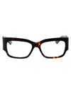 Balenciaga Bb0332o Glasses In 003 Havana Havana Transparent