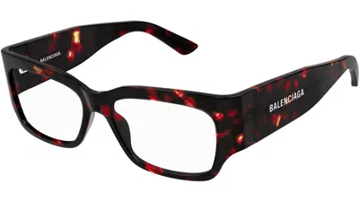 BALENCIAGA BALENCIAGA EYEWEAR RECTANGULAR FRAME GLASSES