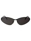 Balenciaga Grey Cat Eye Ladies Sunglasses Bb0335s 001 65 In 001 Black Black Grey