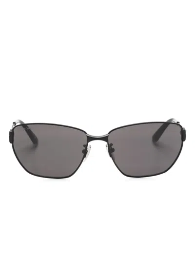 Balenciaga Bb0337sk Square-frame Sunglasses In 褐色