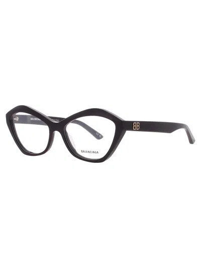 Balenciaga Bb0341 O Eyeglasses In 003 - Violet - Demo
