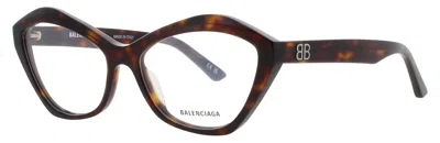 Balenciaga Bb0341o Eyeglasses, Acetate Frame, 56-16-145 Size, Case Included In Yellow