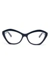 Balenciaga Bb0341o Glasses In Blue