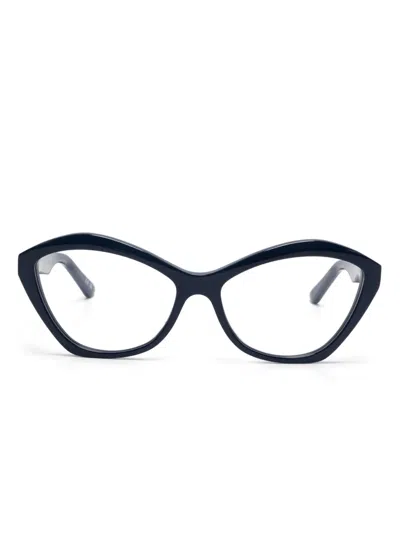 Balenciaga Bb0341o Glasses In Blue