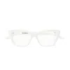 Balenciaga Bb0342o Linea Everyday 011 White Transparent Glasses In White
