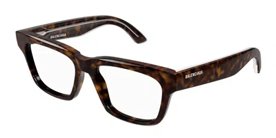 Balenciaga Bb0343o 002 Men's Glasses Tortoiseshell Size 53 - Free Lenses - Blue Light Block Available In Brown