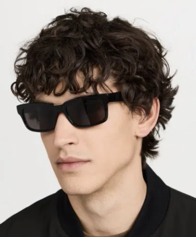 Pre-owned Balenciaga Bb0345s-001 Black Sunglasses
