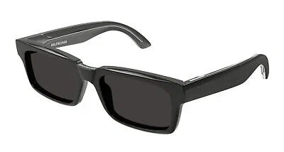 Pre-owned Balenciaga Bb0345s-004 Grey Sunglasses In Gray