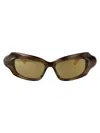 Balenciaga Injectate Havana Sunglasses In Havana-havana-bronze