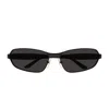 Balenciaga Bb0355s Linea Extreme 001 Grey Grey Sunglasses