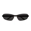 Balenciaga Bb0355s Linea Extreme 001 Grey Grey Sunglasses