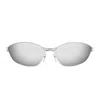 Balenciaga Bb0357sa-002silver-silver-silver In Argento